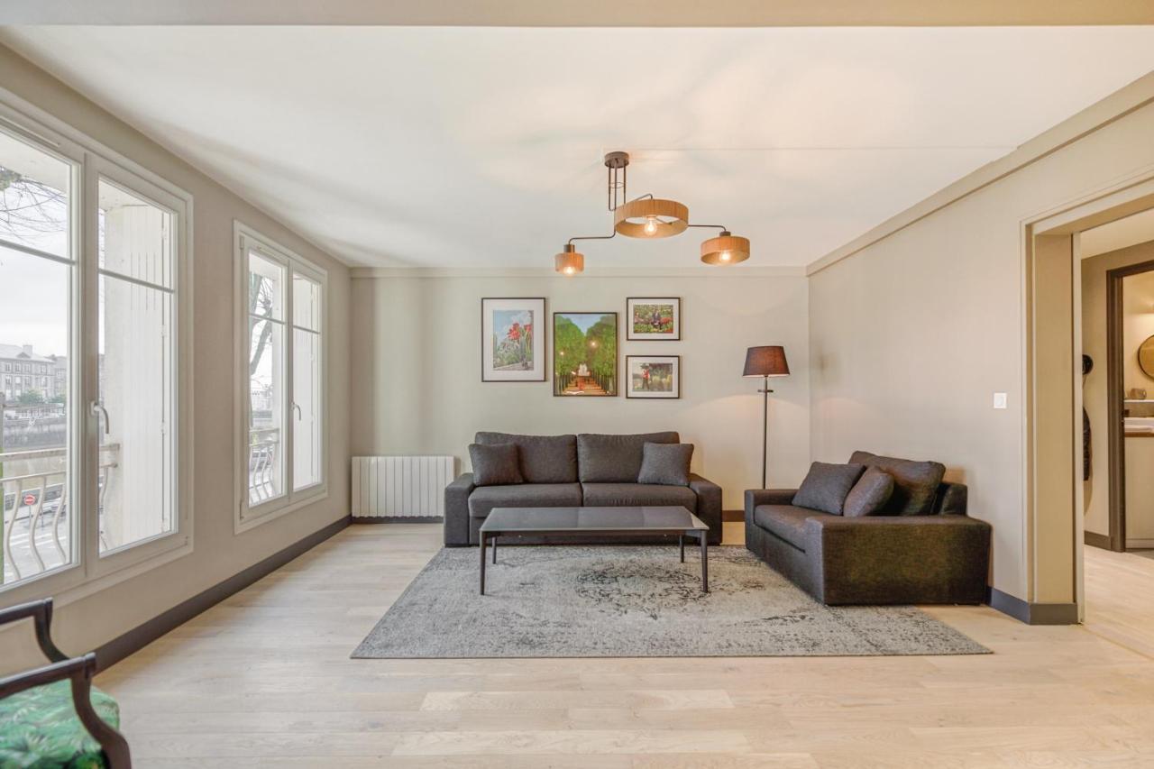 Апартаменты Le Gambetta - T3 Standing Avec Parking, Wifi, Netflix Лаваль Экстерьер фото